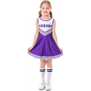Tenue de cheerleading pour filles au design innovant avec logo personnalisé pour les événements scolaires et les spectacles de cheerleading - Product Image 1