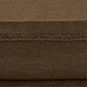 Customized Men's O Neck Jersey T Shirt 100% Cotton Blank Oversized Streetwear Eco Friendly OEM Supplier - Product Image 2