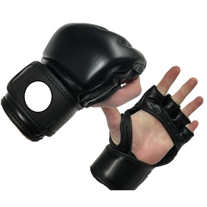 Boxing Sparing Gloves Real Cowhide Leather MMA Grappling Gloves Muay Thai MMA Gloves - Product Image 1