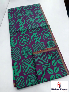 Tissu en popeline de coton Ankara imprimé wax africain de qualité supérieure pour la confection de vêtements et les projets de mode en Tanzanie - Product Image 3