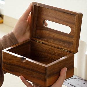Antique Wooden <b>Tissue</b> Box for Kitchen Dining Table New Design Napkin Holder <b>Wedding</b> Napkin Holder Decorative Box - Product Image 2