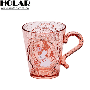 [Holar] Tasse en plastique pour enfant, femme et famille, de haute qualité, fabriquée à Taïwan, 10 oz, incassable, réutilisable, mignonne - Product Image 1