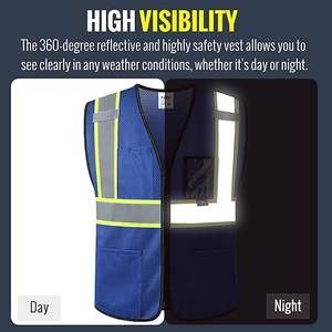 Chaleco de Seguridad Reflectante de Alta Calidad para Hombre, Chaleco de Alta Visibilidad para Hombre - Product Image 5