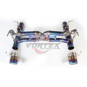 Système d'échappement Catback complet avec soupape en alliage de titane Vortex Grade 5 pour Ferrari 488 - Product Image 1