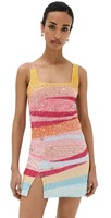 Mini-robe de luxe élégante perlée à la main, légère, à fines bretelles, pour femme, look de soirée, avec perles, soutien-gorge intégré, écologique