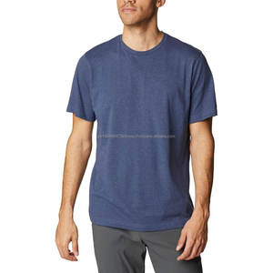 Camisetas de Algodón para Hombre al por Mayor, 180g, Diseño Personalizado, Alta Calidad, 100% Algodón, Transpirables, Cortas, con Estampado - Product Image 1