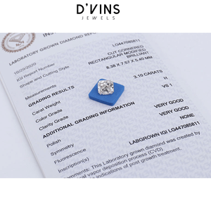 D'vins Jewels Diamant de laboratoire en vrac taille Radiant 1 carat, couleur D, origine Surat, prix par carat, pour la fabrication de bijoux en gros - Product Image 5