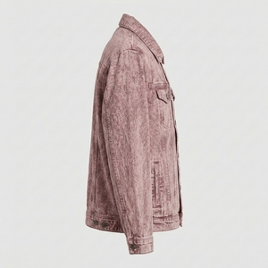 High Quality <b>Men</b> <b>Denim</b> <b>Jacket</b> Everyday Casual Jean Coat with Personalized Embroidery and Logo Printing Best Selling <b>Denim</b> <b>Jacket</b> - Product Image 2