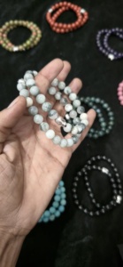 Pulsera Elástica de Cuentas de Ojo de Gato Gris Natural con Amuleto de Buda, Pulsera de Piedras Preciosas y Cristales, Regalo Espiritual, Venta al por Mayor - Product Image 2