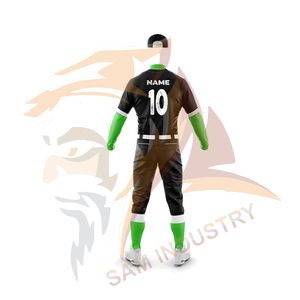 Uniforme de baseball respirant sur mesure, nouveau design, pour hommes, dernier style, uniformes de baseball colorés pour adultes - Product Image 3