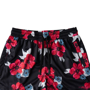 2026 Custom Floral Mesh Basketball Shorts Quick Dry Unisex <b>Athletic</b> Gym Shorts OEM ODM Sublimation Sportswear - Product Image 2