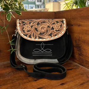 Nouvel arrivage de sac à bandoulière en cuir taillé à la main sac à main élégant Offre Spéciale cuir de vachette sacs à bandoulière de haute qualité pour les femmes - Product Image 3