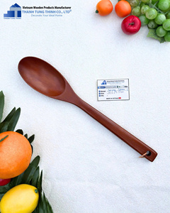 Ustensiles en bois d'acacia certifiés pour la manipulation des aliments, résistants aux hautes températures, articles de cuisine en bois naturel fabriqués au Vietnam - Product Image 2