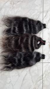 Vente en gros Extensions de trame de cheveux humains indiens Remy Modèle à double trame HD Trame de cheveux humains bruts en dentelle pour un volume de longueur instantané - Product Image 2