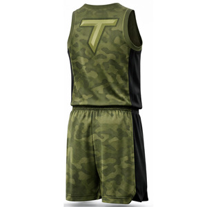 Ensemble de maillots de basket-ball respirants sur mesure OEM, taille plus, séchage rapide, uniforme d'équipe de basket-ball sublimé pour hommes adultes, été - Product Image 4