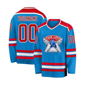 Jersey de Hockey sobre Hielo Unisex, Corte Ajustado, Personalizable con Nombre y Logotipo del Equipo, Kit de Entrenamiento para Adultos, Haus Industries - Product Image 1