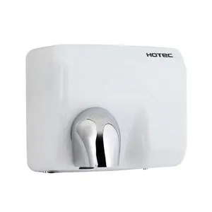 Commercial 2300W High Speed Seche Mains Cast Iron White Sensor Hand Dryers