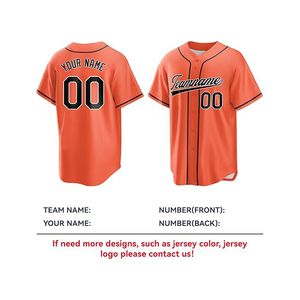 Nouvelle Arrivée 2026 Maillot de Baseball Entièrement Boutonné Chemise de Sport Couleurs d'Équipe Personnalisées Nom et Numéro du Joueur Séchage Rapide Vente en Gros Fabricant - Product Image 4