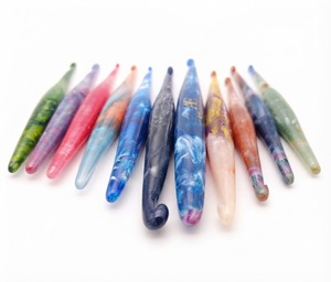 Premium Handmade Resin <b>Crochet</b> <b>Hooks</b> DIY Knitting Craft Tools Wholesale - Product Image 6