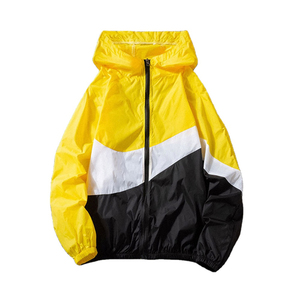 New Design High Quality Men's Sport Rain Zipper Hooded Windbreaker <b>Jacket</b> <b>Canvas</b> Lightweight Nylon windbreaker <b>jackets</b> - Product Image 5