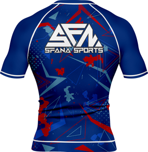 Conjunto de Rashguard sin Gi para Hombre, Camiseta de Compresión Estampada con Pantalones Cortos de MMA, Uniforme de Entrenamiento de BJJ - Product Image 5