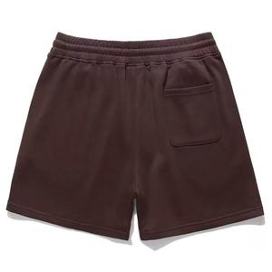Pantalones Cortos de Algodón Personalizados con Dobladillo sin Rematar, Lavado Ácido, Estilo Jogger, Rasgados, de Felpa Francesa, Lisos, de Forro Polar, Estilo Urbano para Hombre - Product Image 3