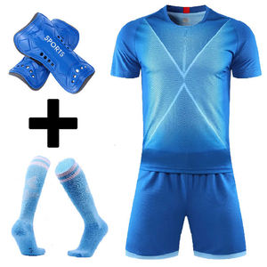 Ensemble d'uniformes de football personnalisés par sublimation, respirant, à séchage rapide, maillot et short de football, kit d'entraînement d'équipe, vêtements de sport pour hommes, vente en gros - Product Image 6