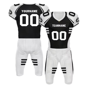 Uniforme de Fútbol Americano Sublimado Personalizable de Alta Calidad, Talla Grande, con Tela de Spandex/Poliéster, Manga Corta - Product Image 6