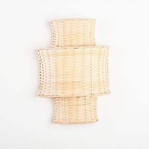 Delightful Handmade Rattan Wall <b>Sconce</b> <b>Light</b> Eco Friendly Woven Bamboo Lamp For Bedroom Living Room Hotel Decor - Product Image 5
