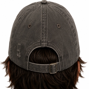 Premium Distressed Washed Cotton Baseball <b>Cap</b> Vintage Adjustable Fit Soft Hand Feel Durable Fabric Baseball <b>Cap</b> For Unisex - Product Image 5