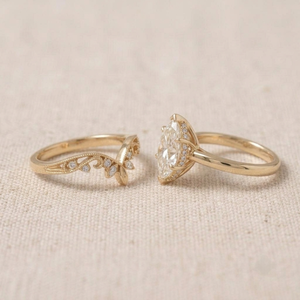 แหวนหมั้นเพชรทรงมาร์คีส์ 18K โรสโกลด์สำหรับผู้หญิง เพชรเลี้ยงในห้องปฏิบัติการ รับรองโดย IGI สไตล์คลาสสิก เหมาะสำหรับสวมใส่ทุกวัน เป็นของขวัญ - Product Image 2