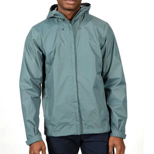 <b>Men's</b> Solid Casual Winter Hooded Waterproof Breathable Windproof Zipper <b>Rain</b> Jacket Lightweight Outdoor Weather <b>Coat</b> - Product Image 1