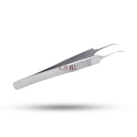 Forceps Penjepit Jahitan Oftalmik Baja Tahan Karat Ujung Melengkung Halus Forceps Dilator Mikro Vessel Bedah Berkualitas Tinggi Harga Murah