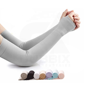 Manchons de bras unisexes grande taille pour l'extérieur, protection UV, respirants, légers, séchage rapide, écologiques, en Spandex/Polyester, personnalisables - Product Image 6