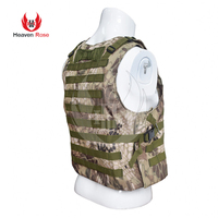 Gilet porte-plaques MOLLE camouflage multi-poches réglable pour homme, idéal pour le paintball et les activités sportives en extérieur