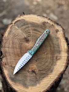 Couteau de chasse professionnel en acier inoxydable à lame fixe avec étui en cuir – Vente en gros - Product Image 3
