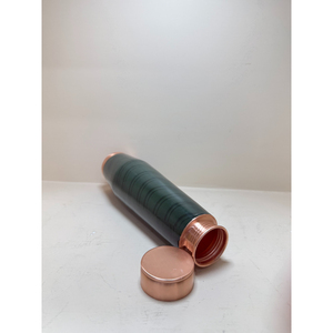 Premium Pure Copper Water <b>Bottle</b> with Matte Black Marble Enamel Finish Leak-Proof Ayurvedic Drinking <b>Flask</b> for Yoga - Product Image 4