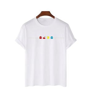 2024 été Offre Spéciale 100% coton personnalisé à manches courtes T-Shirt hommes couleur unie coupe classique séchage rapide col arrondi chemise de sport - Product Image 4