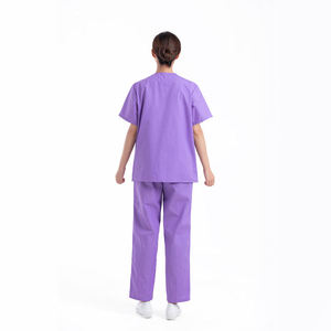Tenues médicales unisexes confortables en jersey pour infirmières d'hôpital – Couleurs et tailles personnalisables, style pull-over - Product Image 2