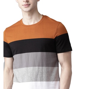 T-shirts en coton uni à col rond style OEM 2026, manches courtes, personnalisables, pour hommes, taille oversize - Product Image 1