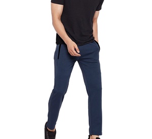 Pantalon de jogging décontracté pour homme Loshaypappay en coton/élasthanne tricoté, taille élastique légère, design taille mi-haute - Product Image 2