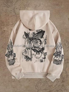 Mens <b>Women</b> Oversized Acid Wash <b>Hoodie</b> Unisex Heavyweight Vintage Fleece Sweatshirt & Hoodies for Men Couple 2025 - Product Image 5