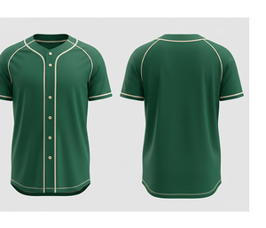 Maillot de baseball personnalisé avec logo, vêtements de sport sublimés pour équipe |   Kit de baseball d'équipe avec logo et numéros personnalisés |   Bas en polyester respirant - Product Image 2