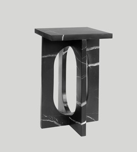 Mesa de Centro de Mármol Moderna de Alta Calidad, Diseño Minimalista, Muebles Hechos a Mano para Sala de Estar - Product Image 4