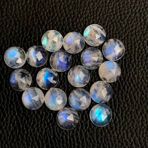 Hight <b>Top</b> Quality Natural <b>Rainbow</b> Moonstone Round Rose Cut Round Loose Gemstone Quantity Wholesale Factory Price Manufacture - Product Image 4