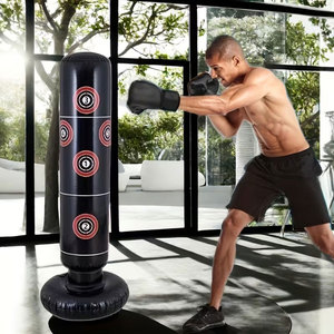 Factory Price Free Standing Punching Bag Heavy Duty <b>Boxing</b> Suction Cup Base <b>Stand</b> Bag Professional Adult Fitness Sandbag - Product Image 6