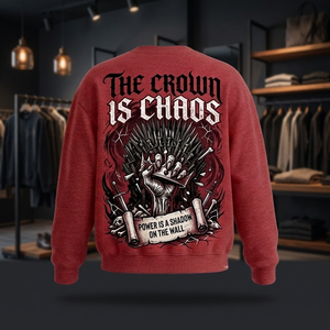 เสื้อสเวตเชิ้ตคอกลมผู้ชาย Chaos Collective ดีไซน์ประดับเพชร ผ้าฝ้ายถัก ทรงปกติ สวมใส่สบายๆ สำหรับฤดูใบไม้ร่วง - Product Image 5