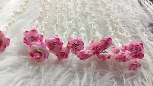 Tapisserie suspendue artificielle de tubéroses blanches et de roses roses, pour décoration de mariage indien, de plafond, Haldi, Mehndi, Mandir, Nikah, et arrangements floraux - Product Image 1