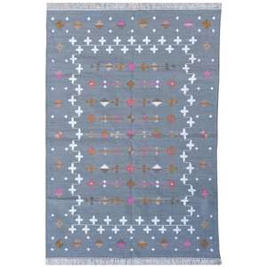 Durable Versatile Artisanal Cotton Dhurrie <b>Rugs</b> <b>Boho</b> Inspired Home Decor Set-007 - Product Image 1