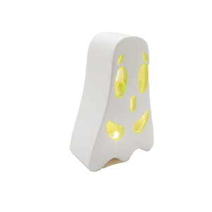 Lámpara Nocturna LED de Resina con Figura de Fantasma Blanco, Linda Figura de Dibujos Animados, Lámpara Decorativa para Mesa de Halloween, Decoración de Habitación - Product Image 3